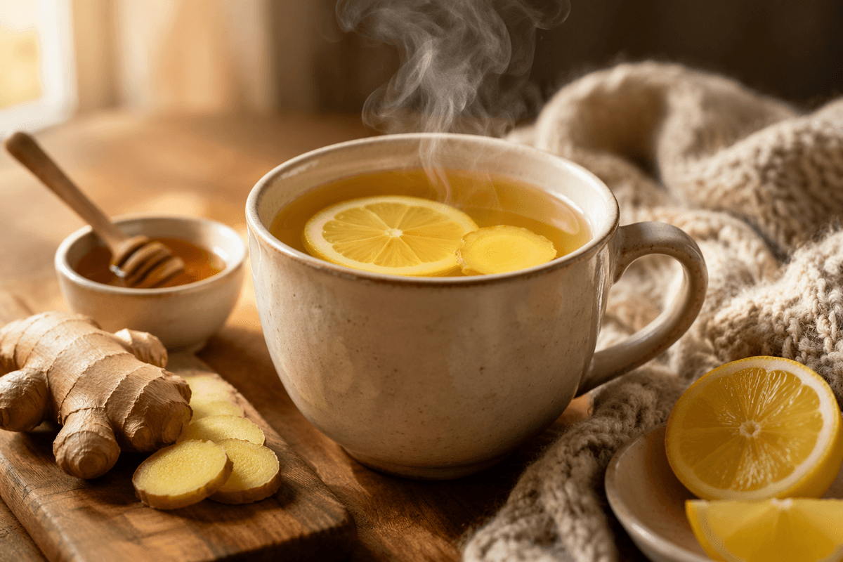 Warm Ginger Drinks for Sore Throat Comfort: What Actually Helps