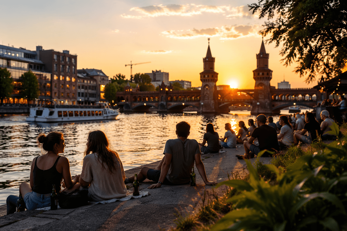 Riverside Hangout Spots Along Berlin’s Spree for Summer Evenings